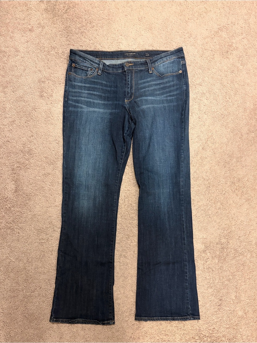 Lucky Brand Women's Dark Blue Flare Jeans